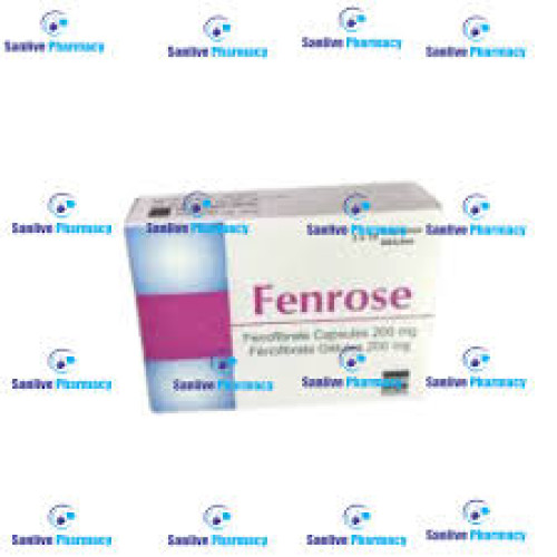 Fenrose 200mg x30 Fenofibrate 200mg Capsules
